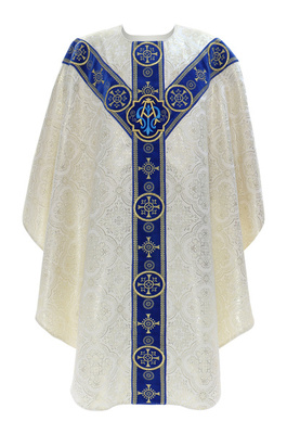 Marian Semi Gothic Chasuble GY579-AKN14-AP-M3