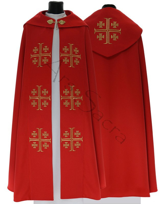 Kapa gotycka "Krzyże Jerozolimskie" K723-Z