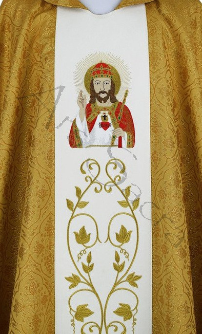 Gothic Chasuble "Christ the King" 543-G16