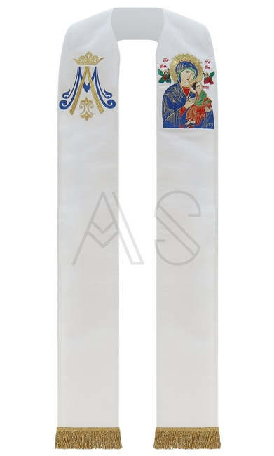 Gothic stole "Our Lady of Perpetual Help" SH24-B