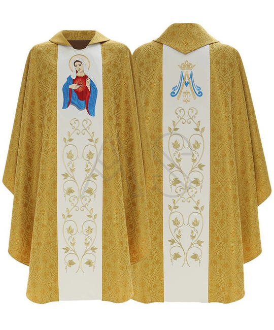 Gothic Chasuble "Heart of Mary" 734-G16