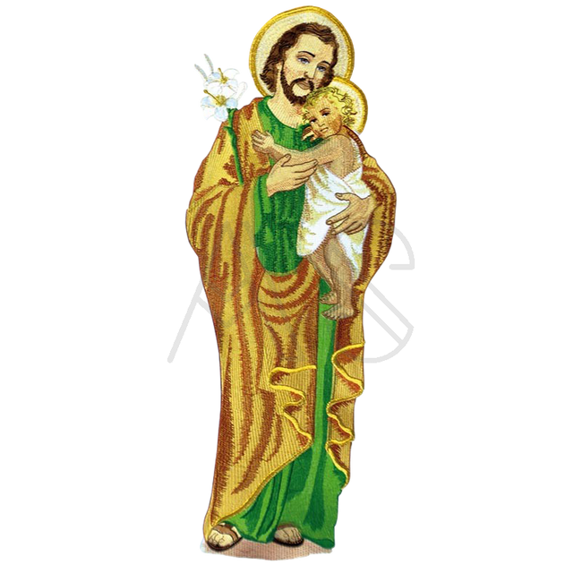 Aplique bordado "San José"