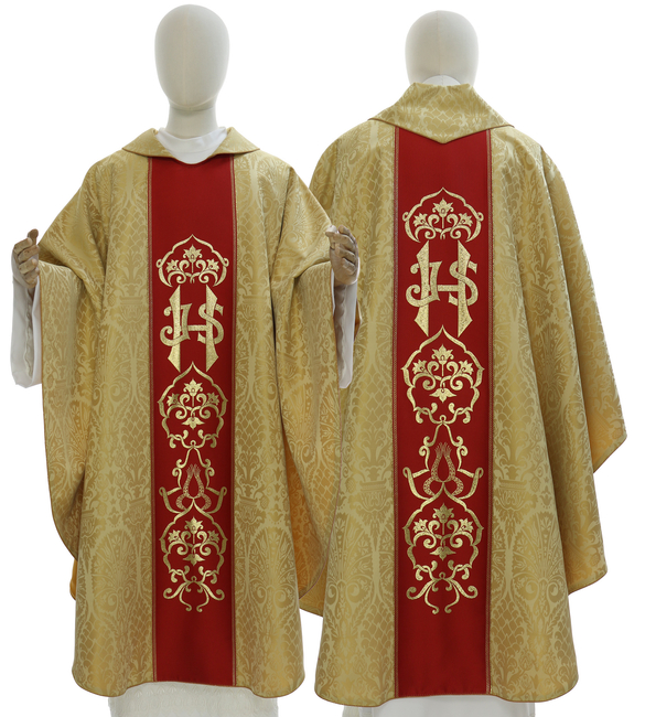 Gothic Chasuble IHS