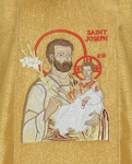 Chasuble gothique "Saint Joseph" 432-G63g