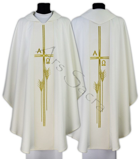 Gothic Chasuble "Alfa & Omega" 678-C