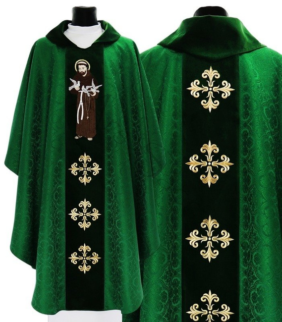 Gothic Chasuble "Saint Francis" 406-AZ25