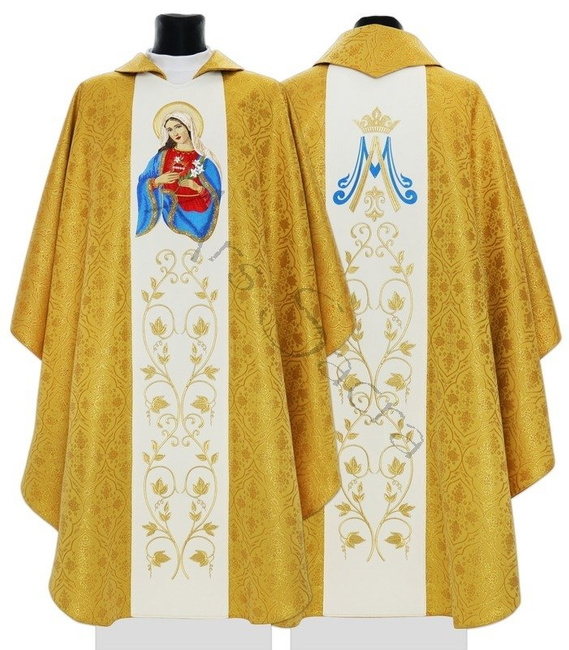 Gothic Chasuble "Heart of Mary" 734-K25