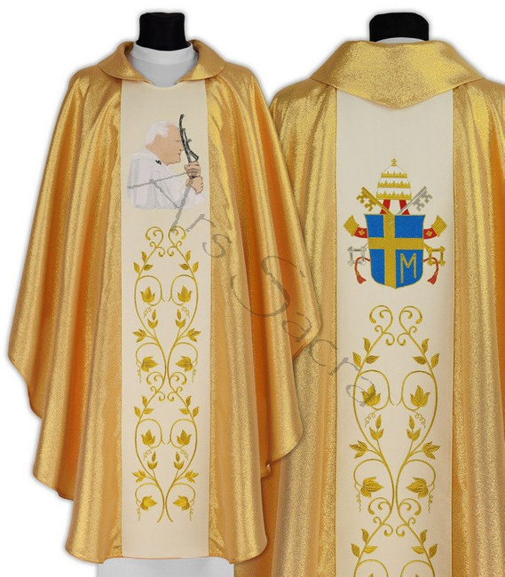 Gothic Chasuble "Pope John Paul II" 568-G