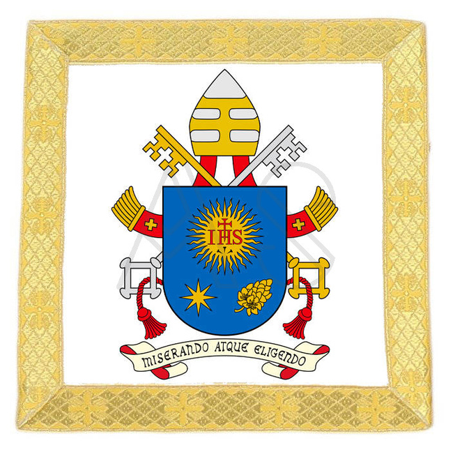 Pall "Coat of arms of Pope Francis" PA-05-F