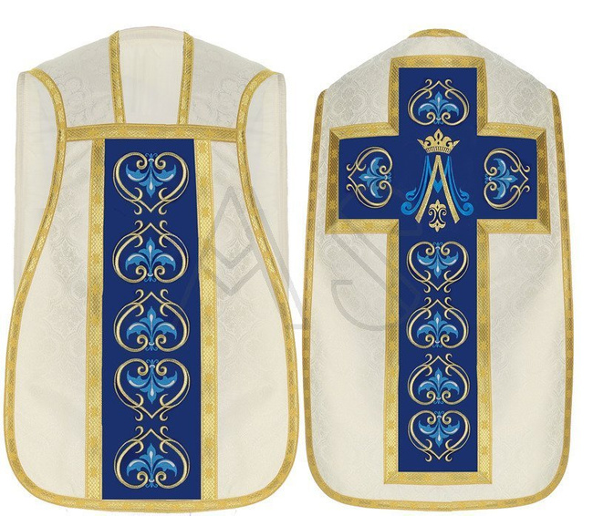 Chasuble romaine mariale R766-KN25